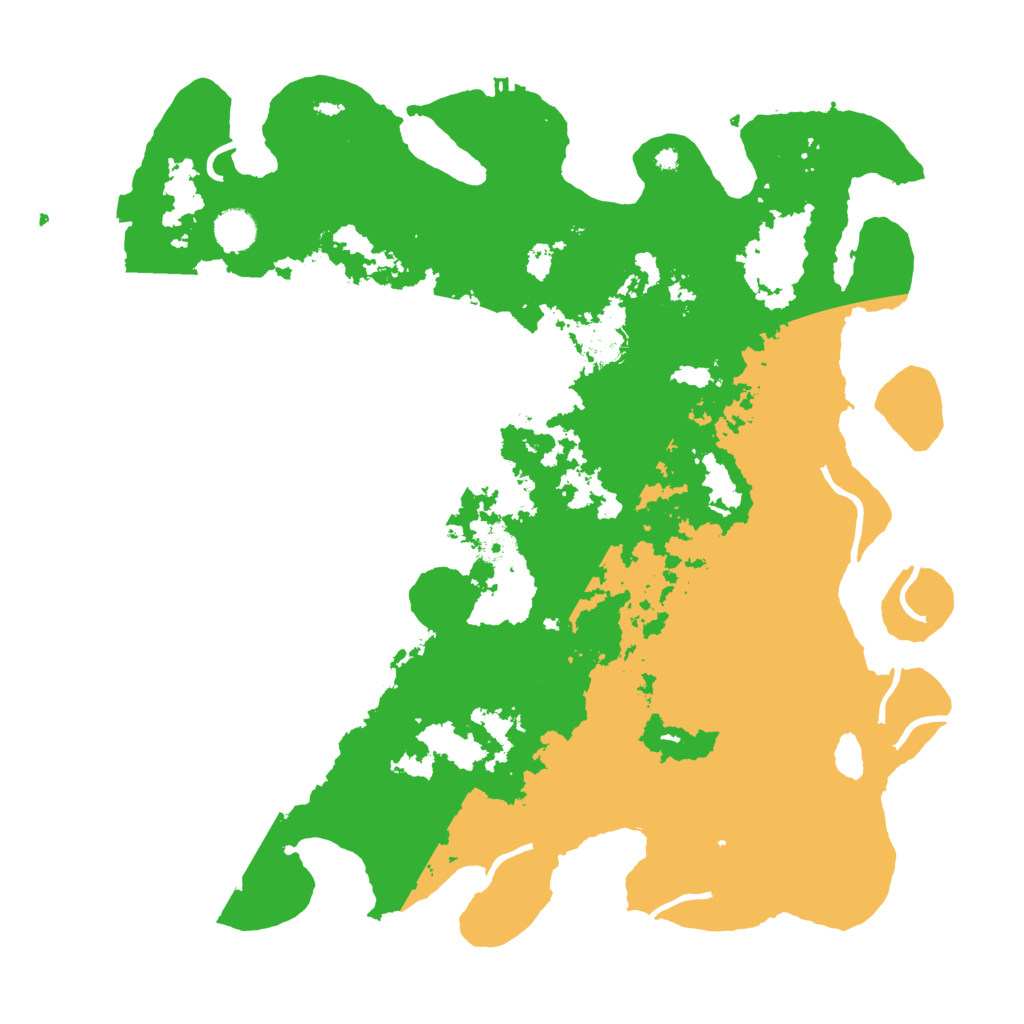 Biome Rust Map: Procedural Map, Size: 4300, Seed: 46653773