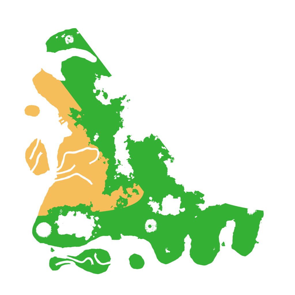 Biome Rust Map: Procedural Map, Size: 3500, Seed: 707686693