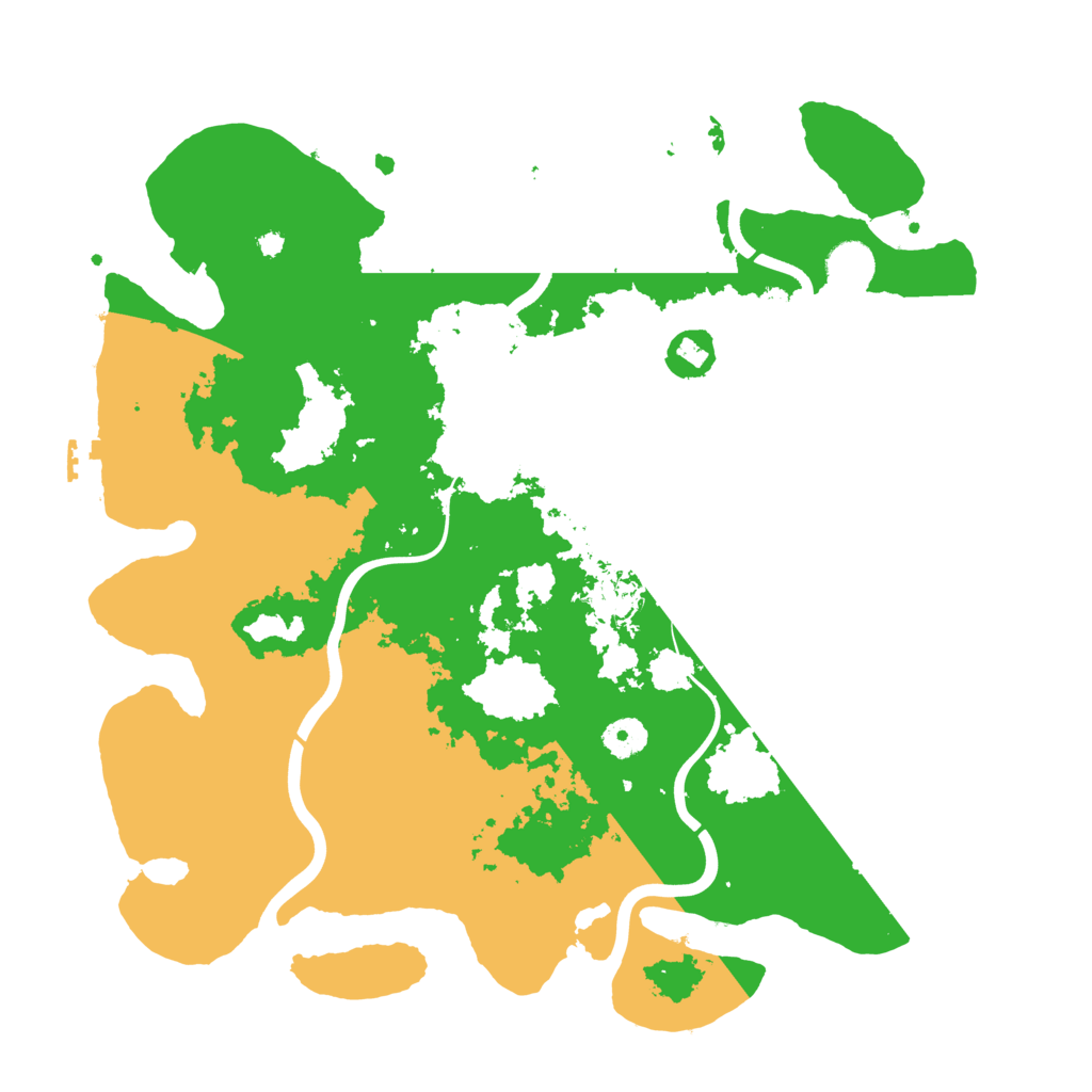 Biome Rust Map: Procedural Map, Size: 3950, Seed: 24521150
