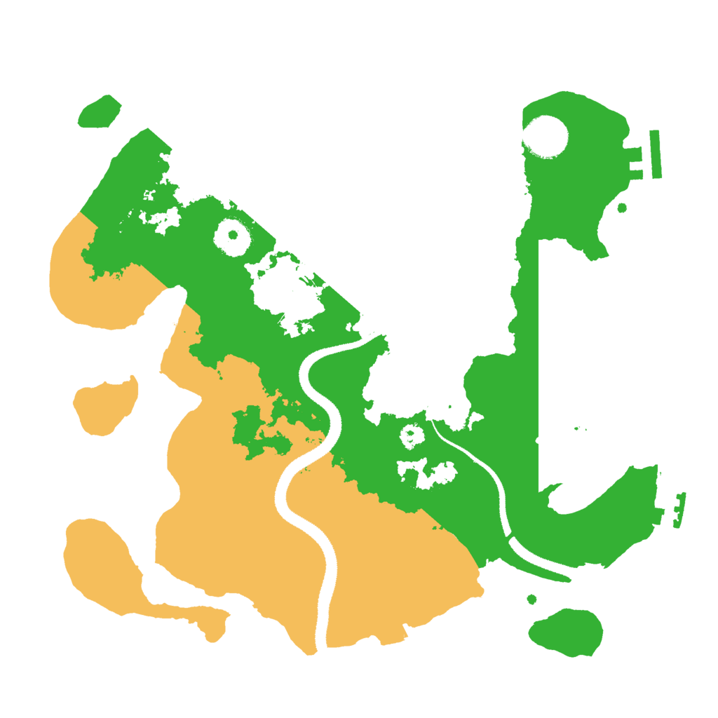 Biome Rust Map: Procedural Map, Size: 3000, Seed: 9536048