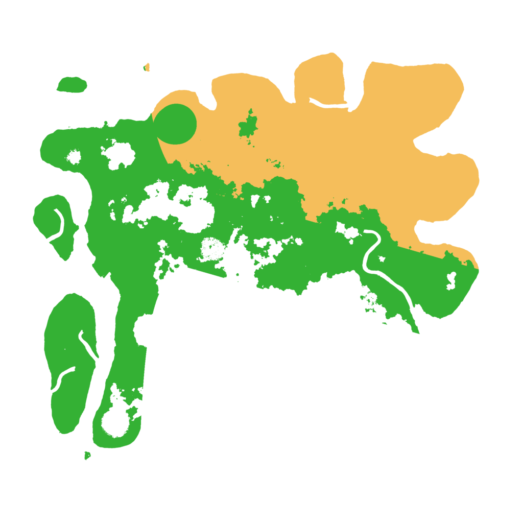 Biome Rust Map: Procedural Map, Size: 3400, Seed: 60205608
