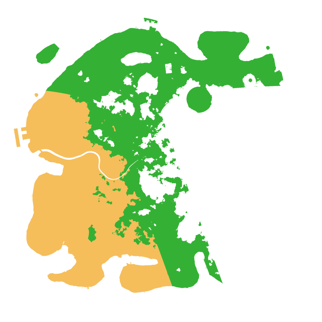 Biome Rust Map: Procedural Map, Size: 3500, Seed: 987387132