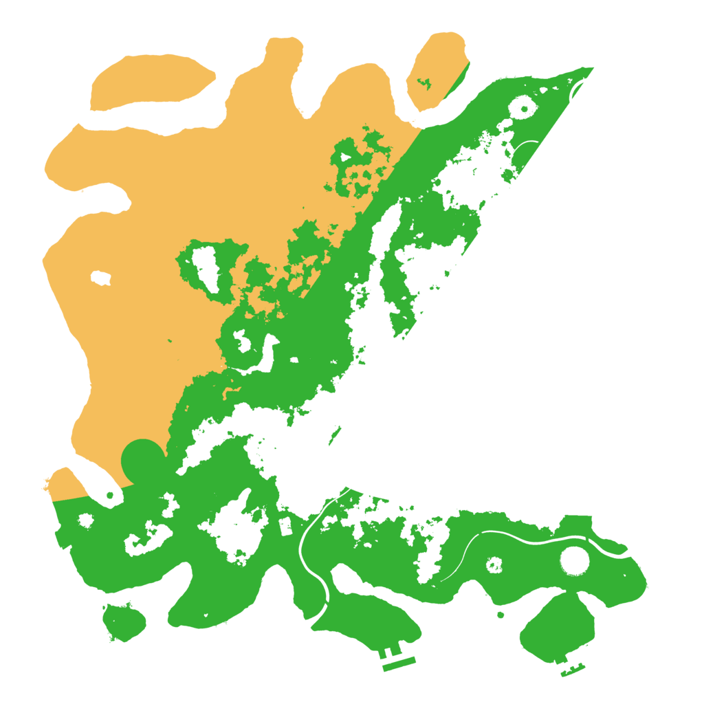 Biome Rust Map: Procedural Map, Size: 4250, Seed: 1245344389