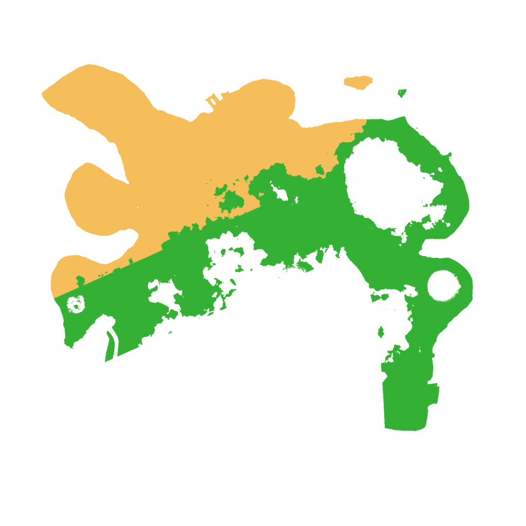 Biome Rust Map: Procedural Map, Size: 3000, Seed: 92374