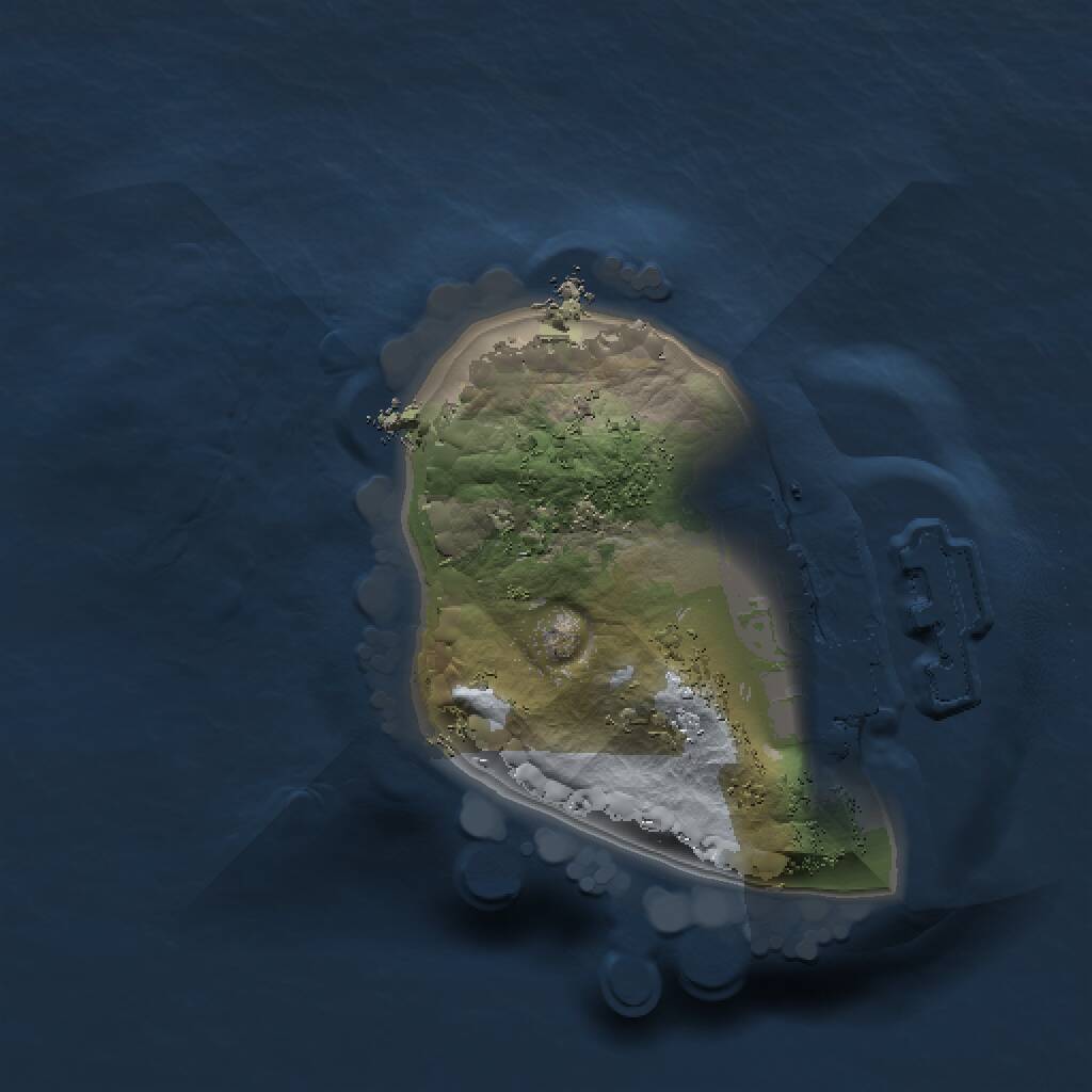 Rust Map: Procedural Map, Size: 1000, Seed: 243214, 2 Monuments