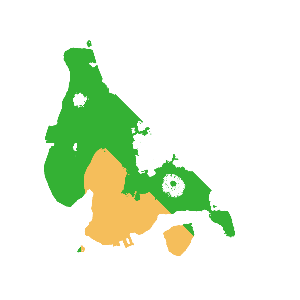 Biome Rust Map: Procedural Map, Size: 2000, Seed: 569102779