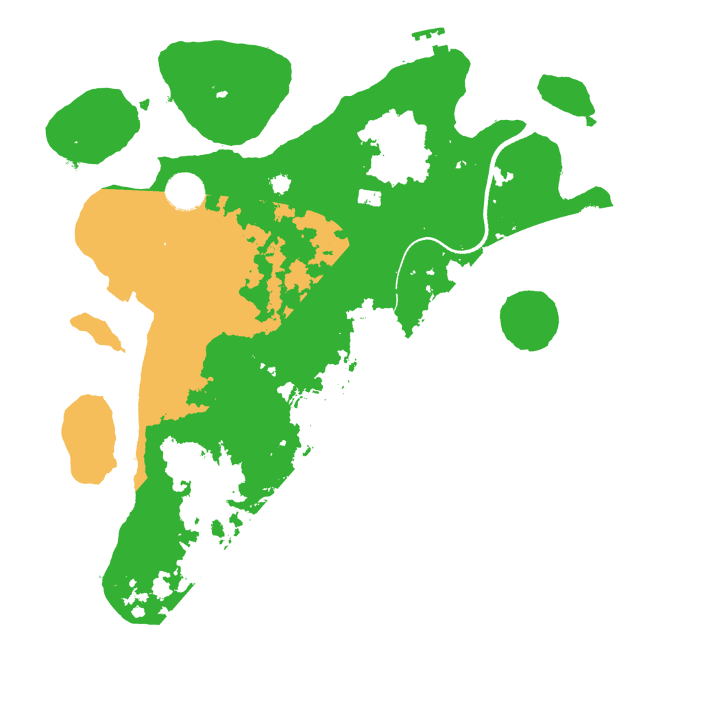 Biome Rust Map: Procedural Map, Size: 3250, Seed: 272596809