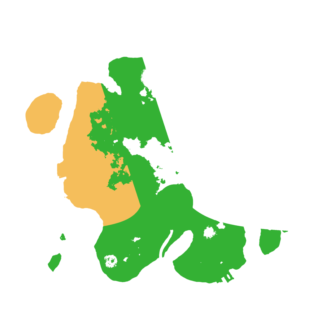 Biome Rust Map: Procedural Map, Size: 2500, Seed: 8041985