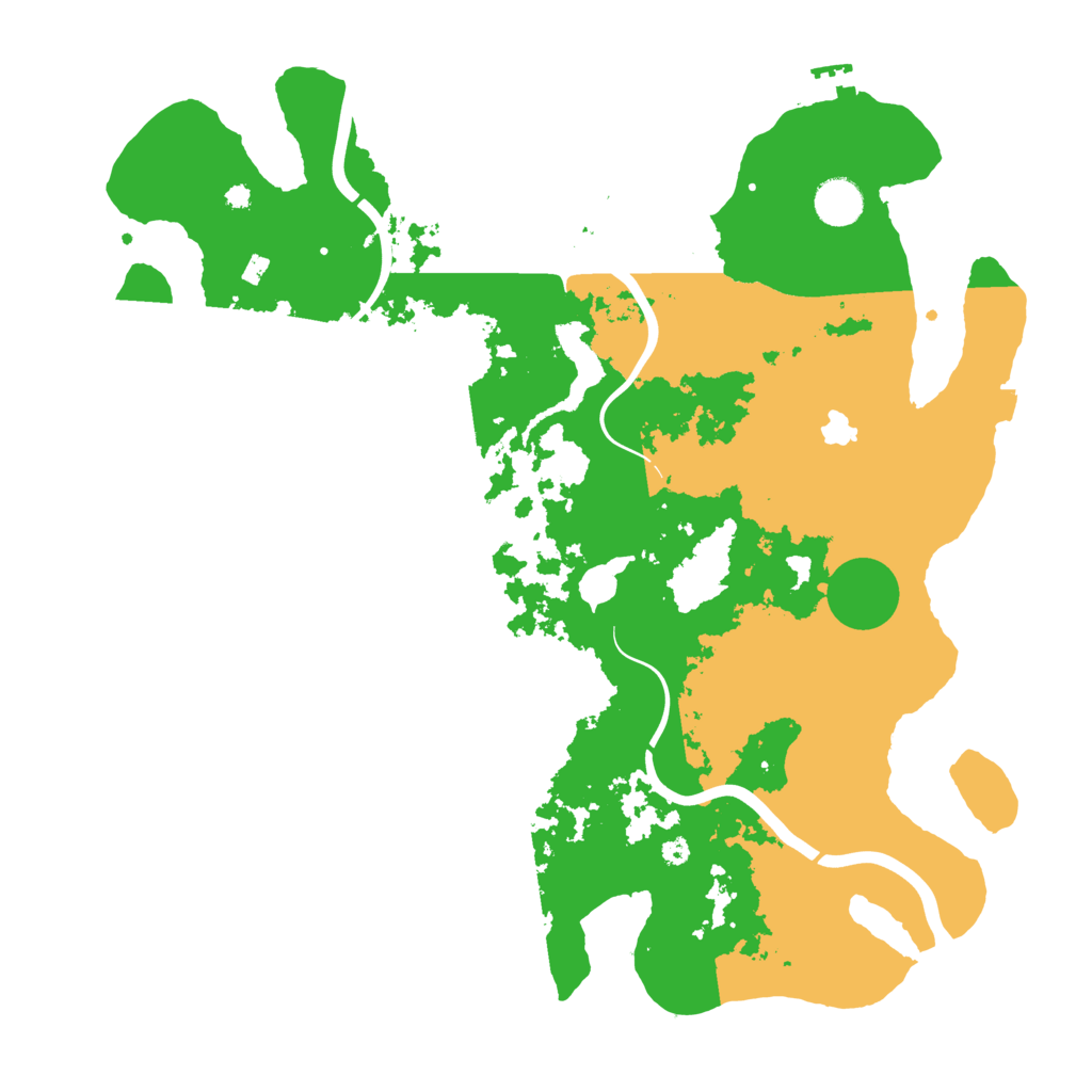 Biome Rust Map: Procedural Map, Size: 4000, Seed: 1597
