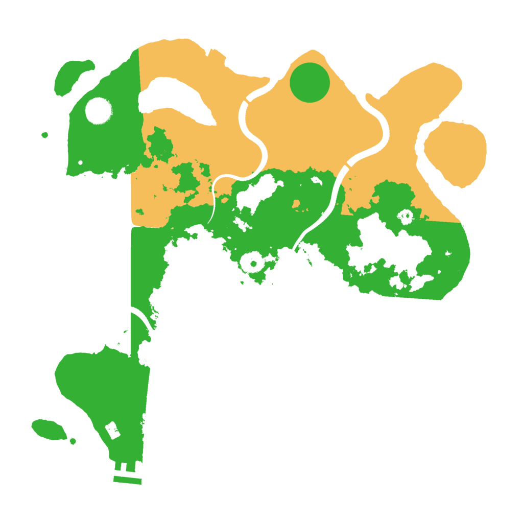 Biome Rust Map: Procedural Map, Size: 3450, Seed: 16420505