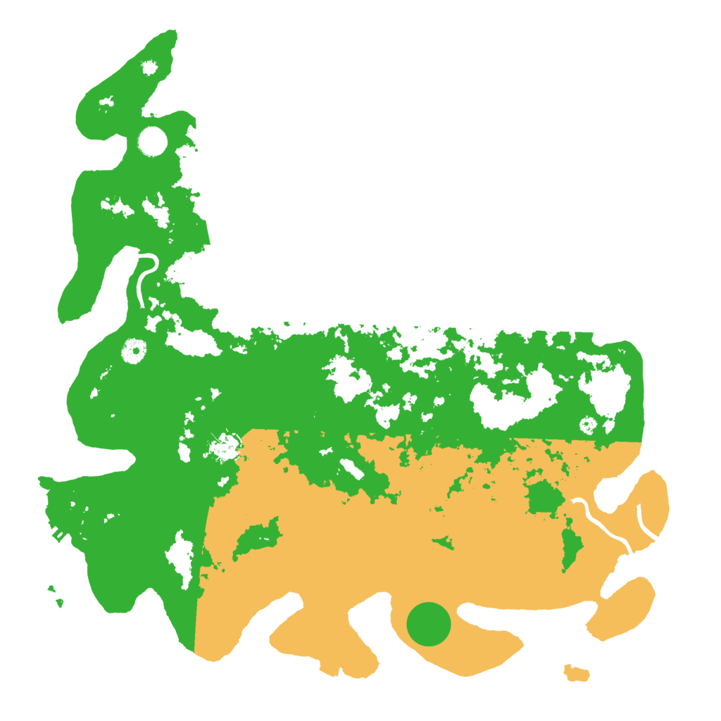 Biome Rust Map: Procedural Map, Size: 4300, Seed: 8856334