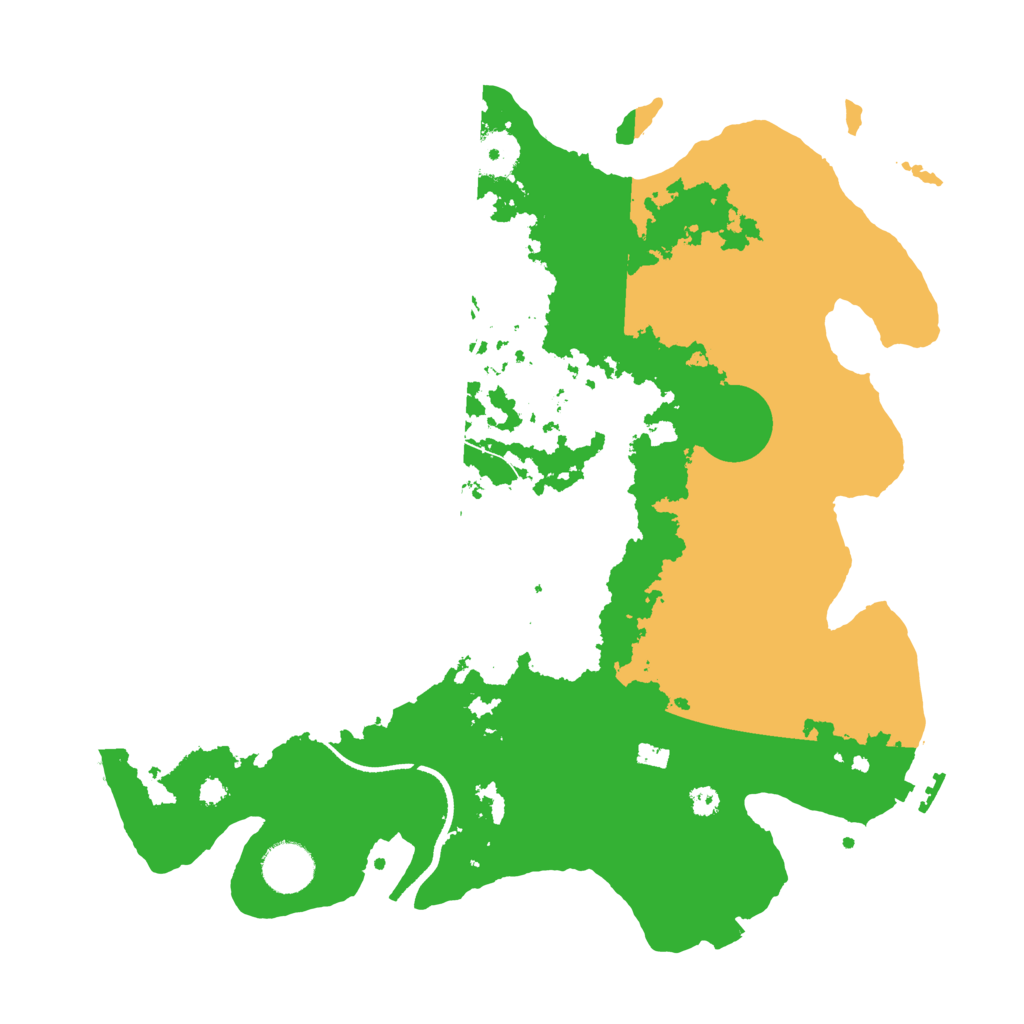 Biome Rust Map: Procedural Map, Size: 3500, Seed: 594467964