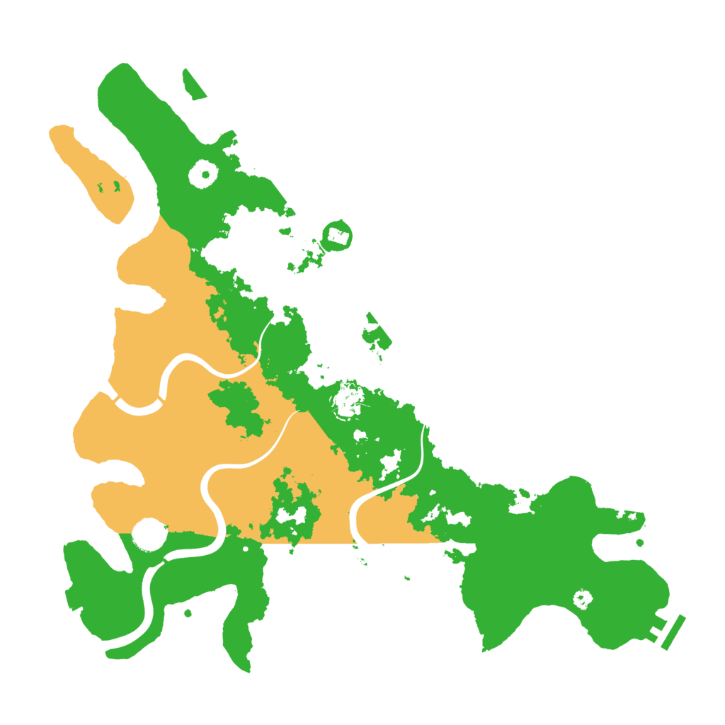Biome Rust Map: Procedural Map, Size: 3850, Seed: 47651956