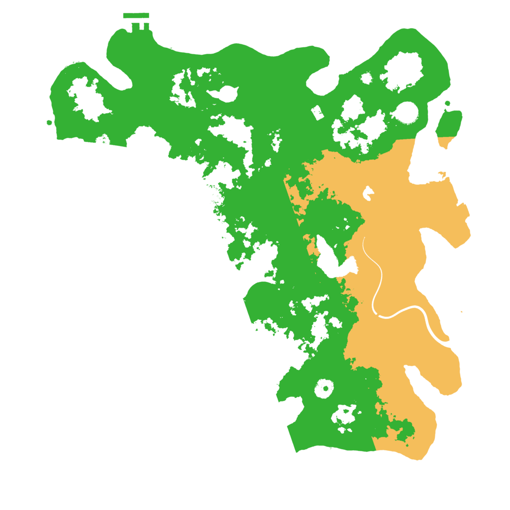 Biome Rust Map: Procedural Map, Size: 4000, Seed: 11146669