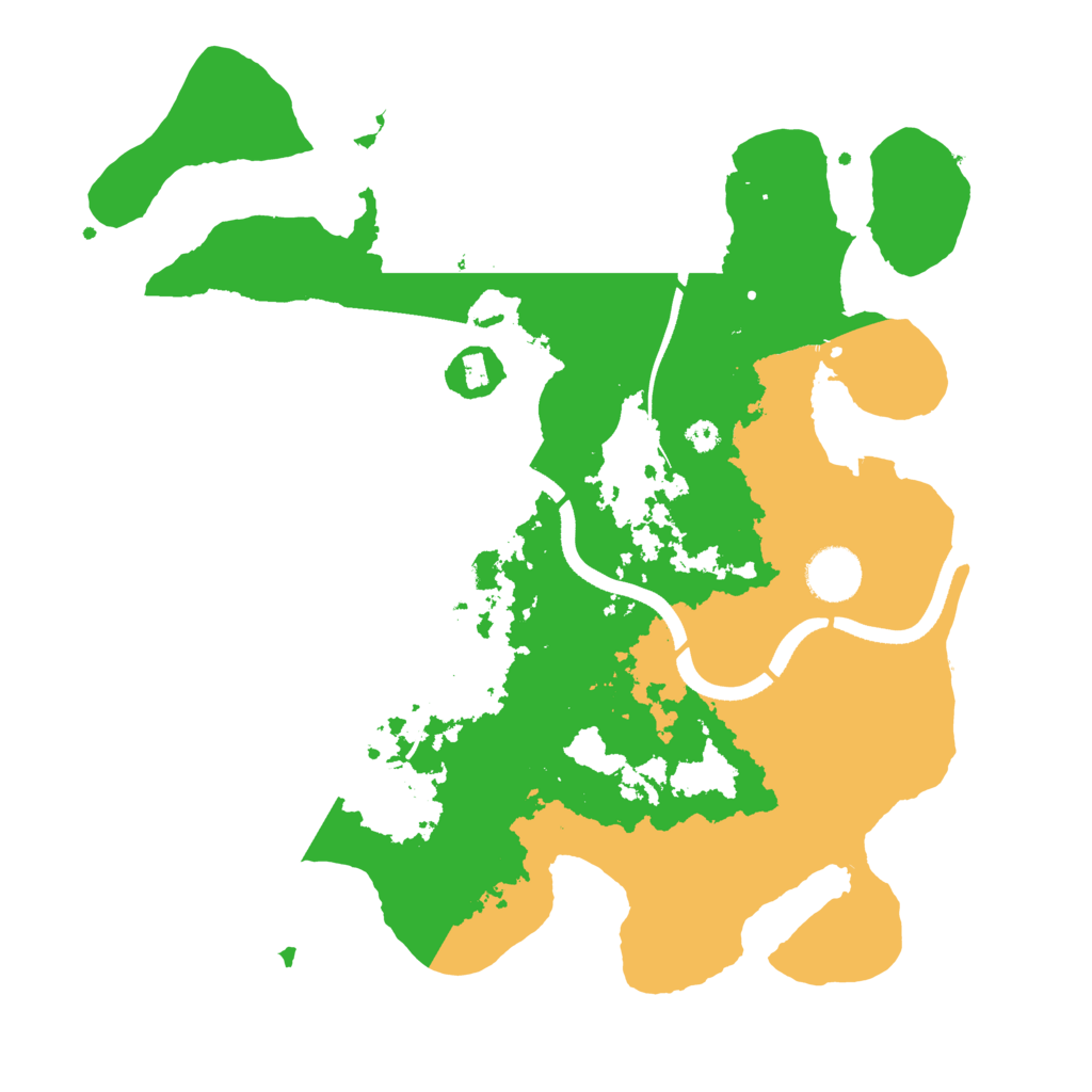 Biome Rust Map: Procedural Map, Size: 3500, Seed: 1924879375