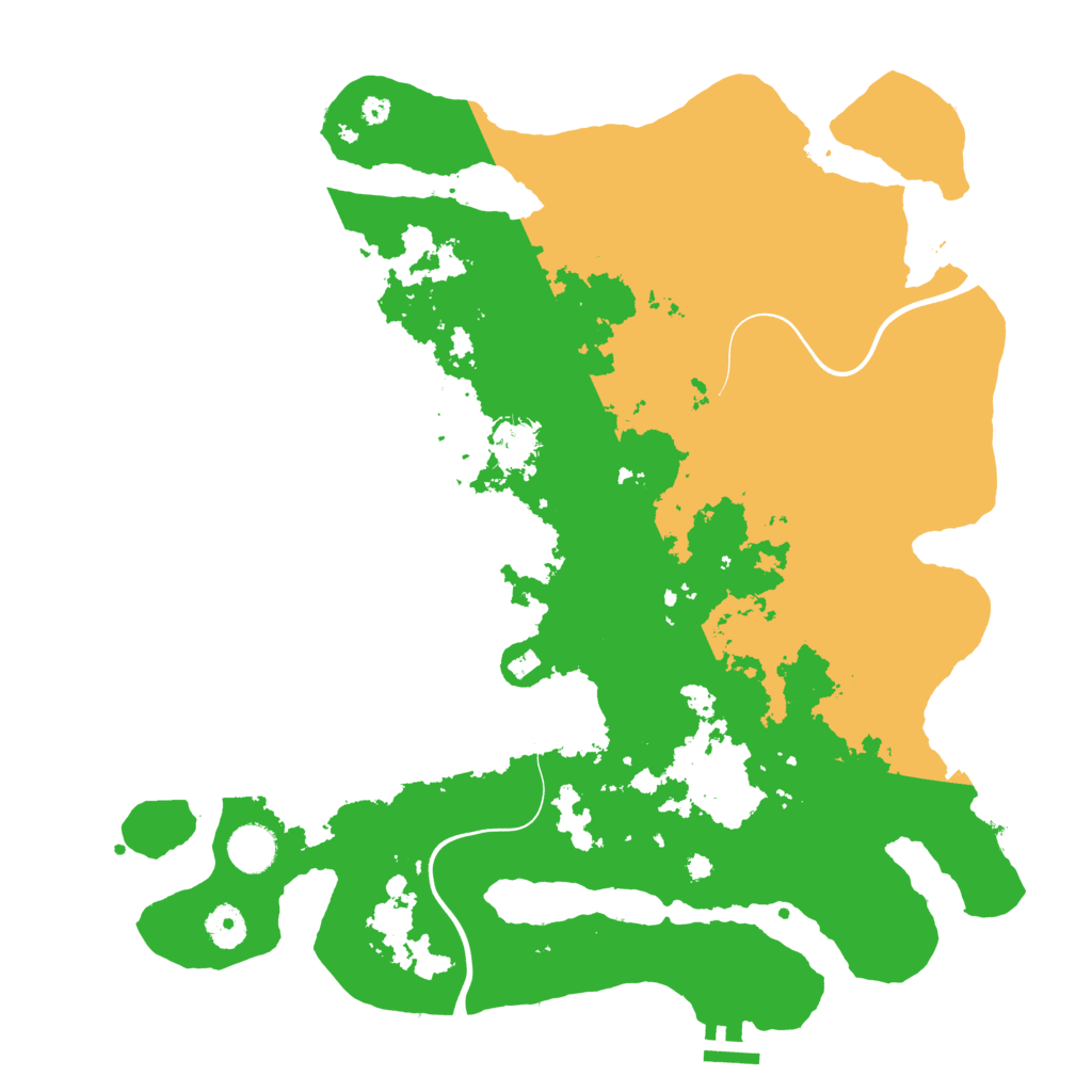 Biome Rust Map: Procedural Map, Size: 3950, Seed: 56958026