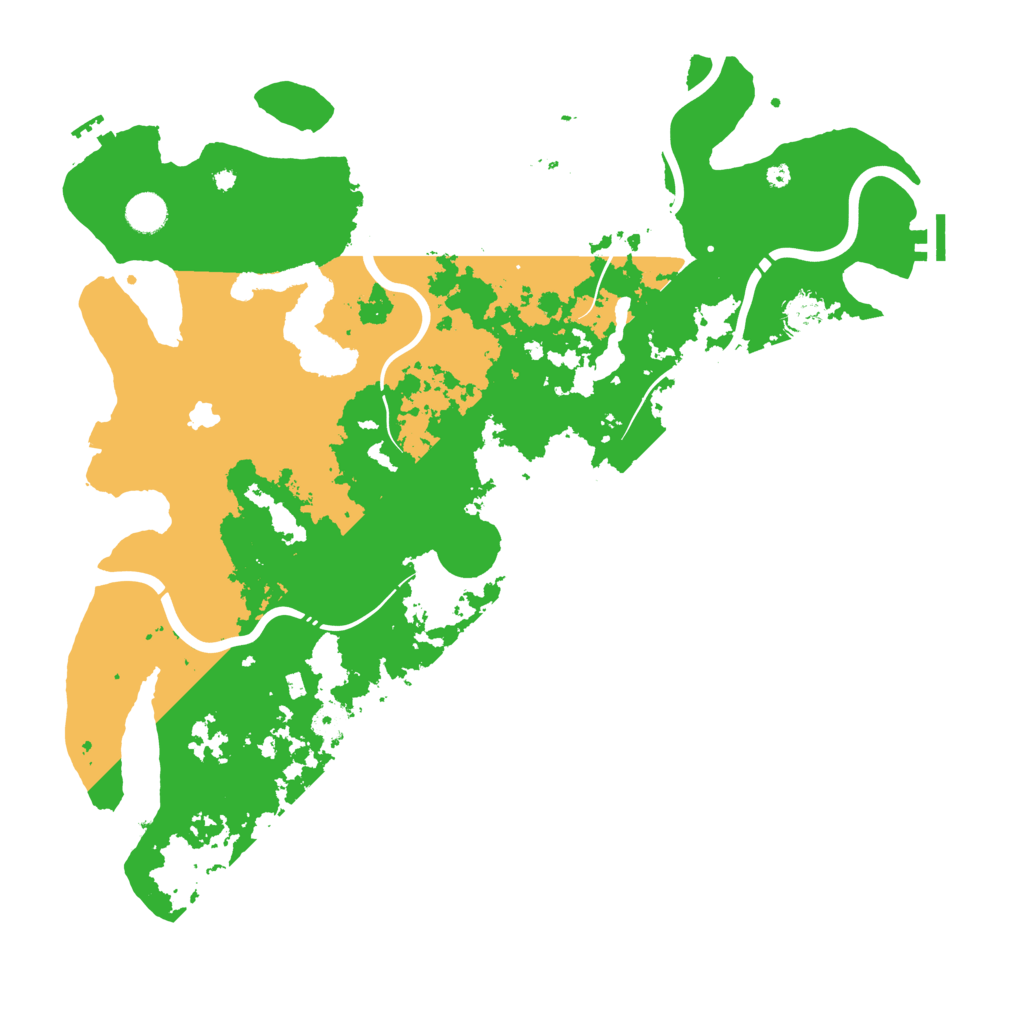 Biome Rust Map: Procedural Map, Size: 4400, Seed: 49088004
