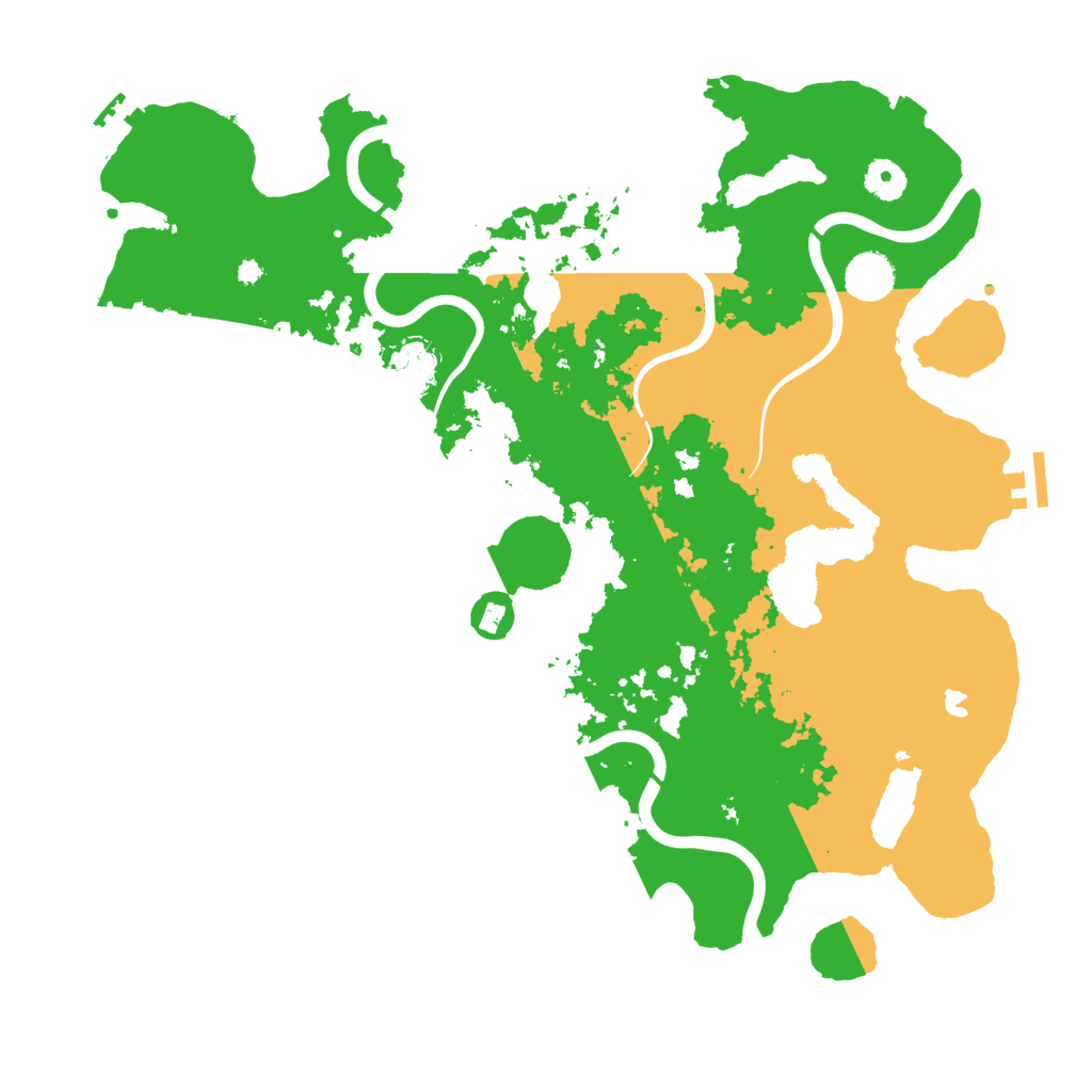 Biome Rust Map: Procedural Map, Size: 4000, Seed: 125112695
