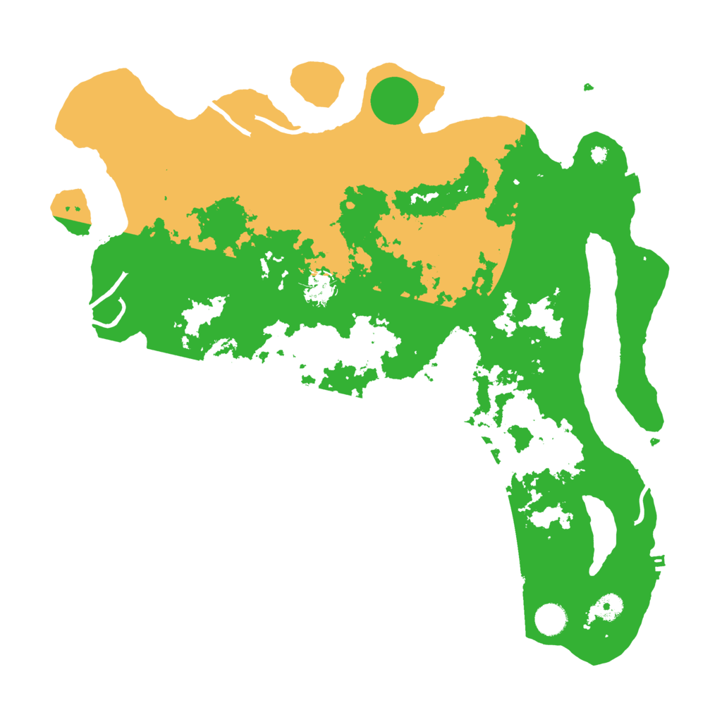 Biome Rust Map: Procedural Map, Size: 4000, Seed: 66236
