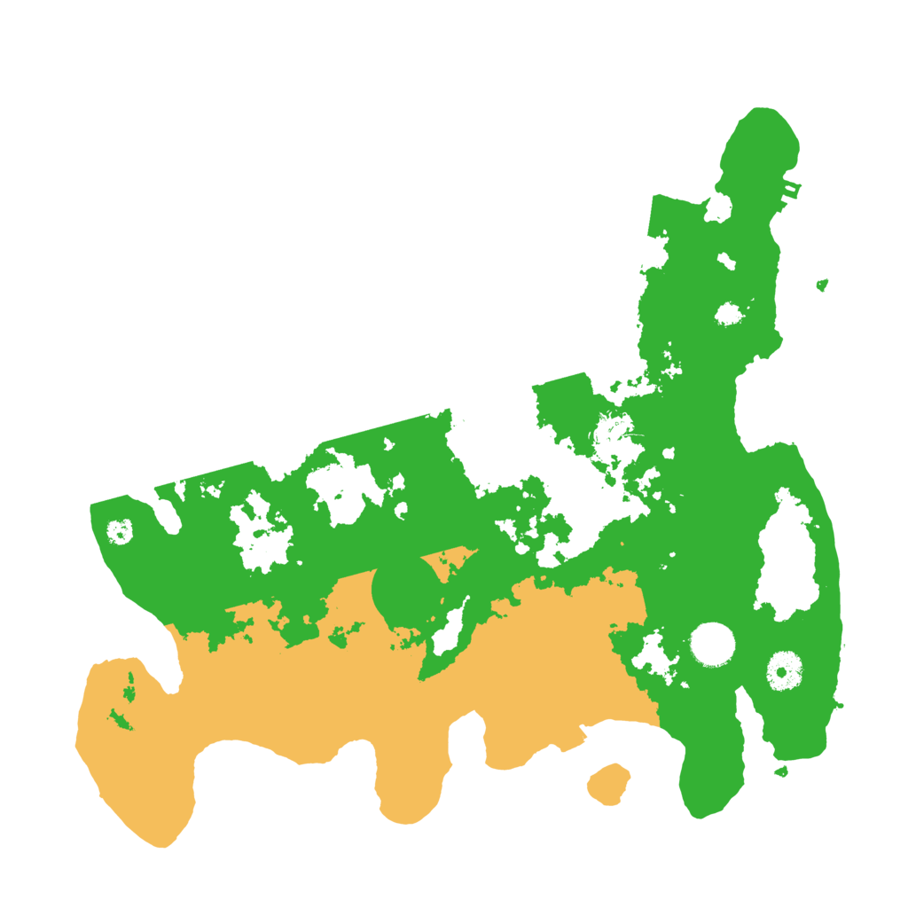 Biome Rust Map: Procedural Map, Size: 3600, Seed: 27049