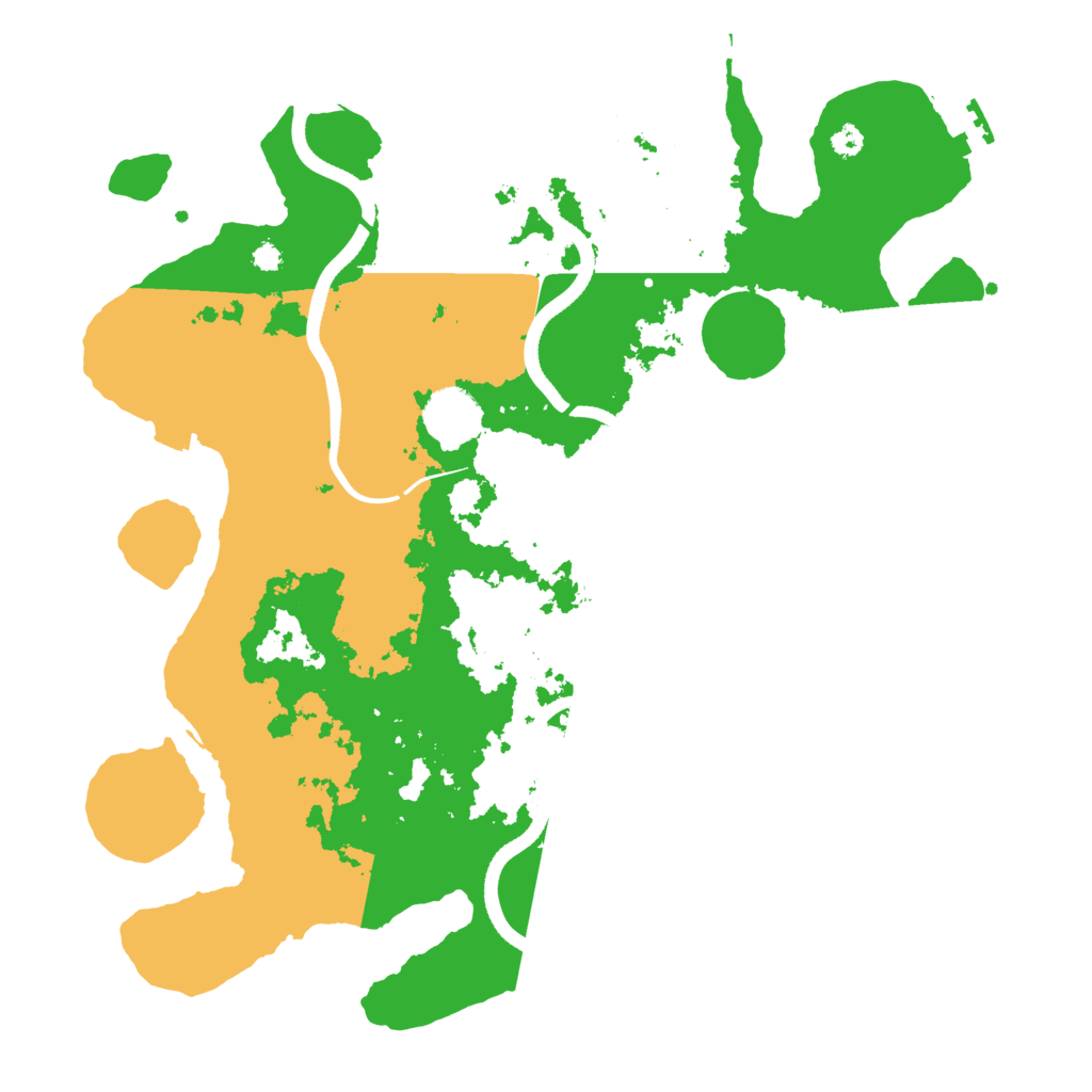 Biome Rust Map: Procedural Map, Size: 3500, Seed: 62405898
