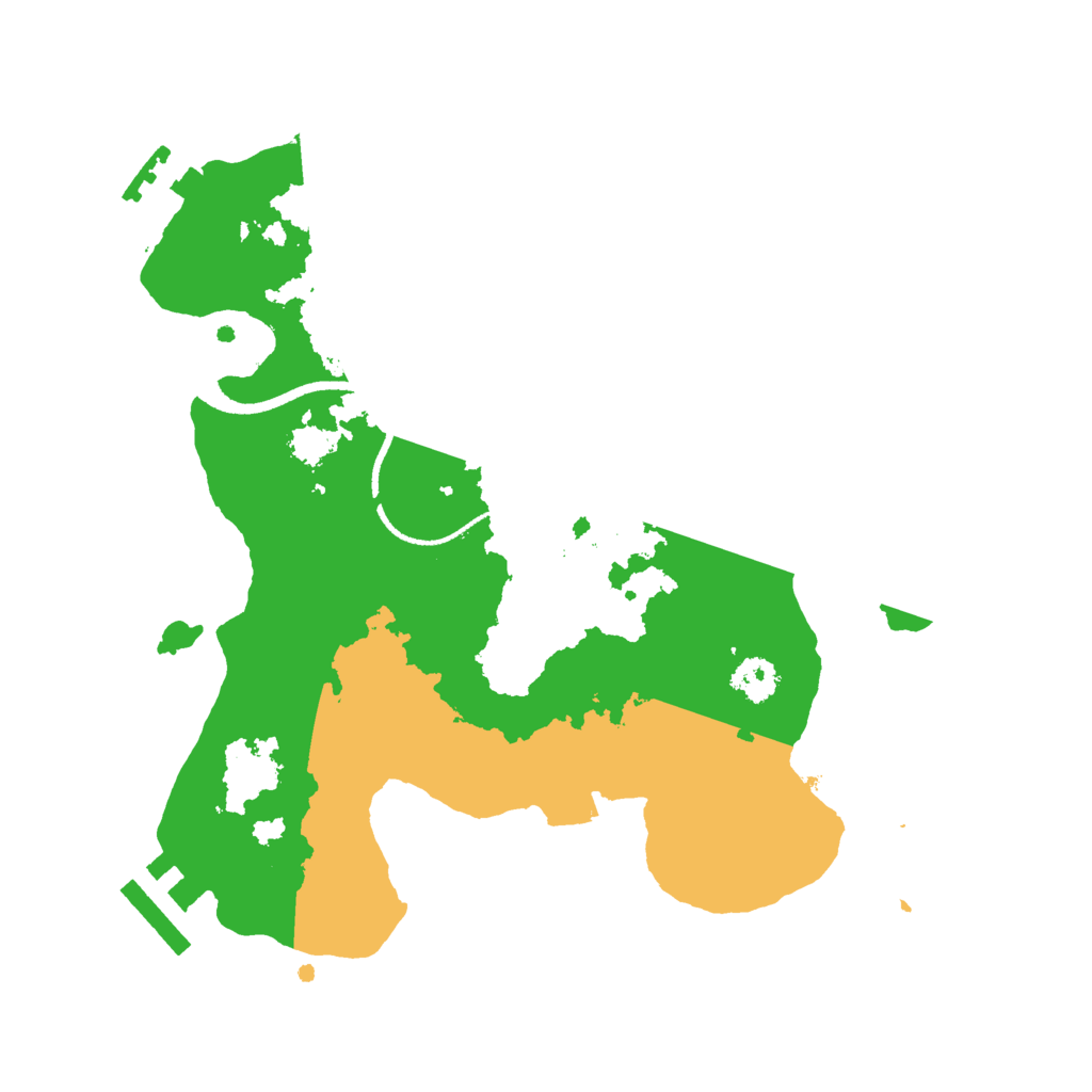 Biome Rust Map: Procedural Map, Size: 2500, Seed: 1473201973