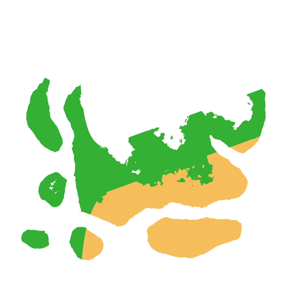 Biome Rust Map: Barren, Size: 2500, Seed: 925719597