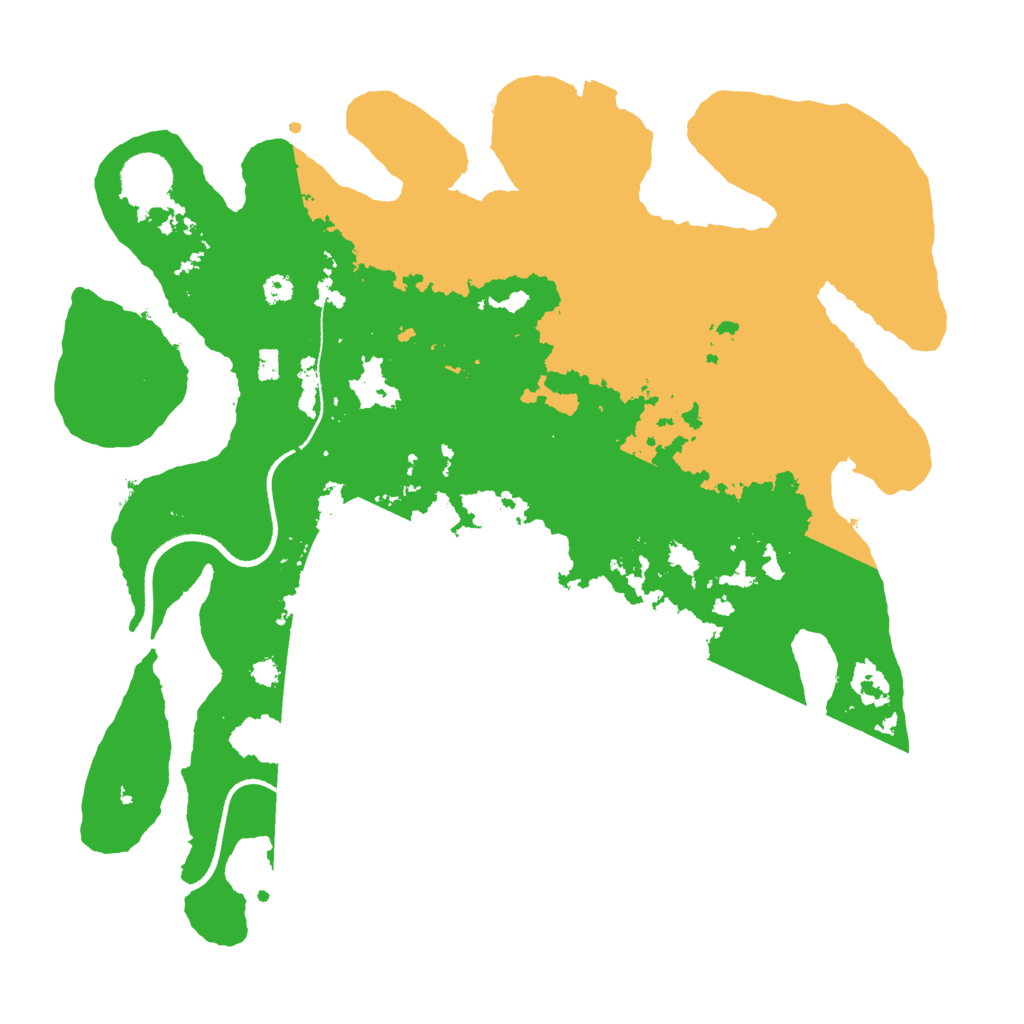 Biome Rust Map: Procedural Map, Size: 3500, Seed: 900710508