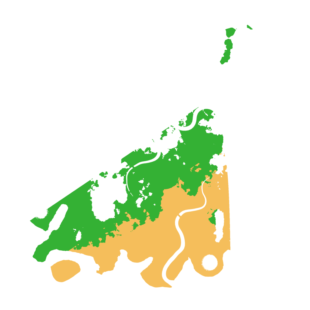 Biome Rust Map: Procedural Map, Size: 3500, Seed: 83875327