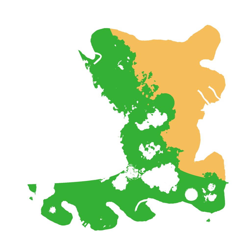 Biome Rust Map: Procedural Map, Size: 3500, Seed: 1978976040