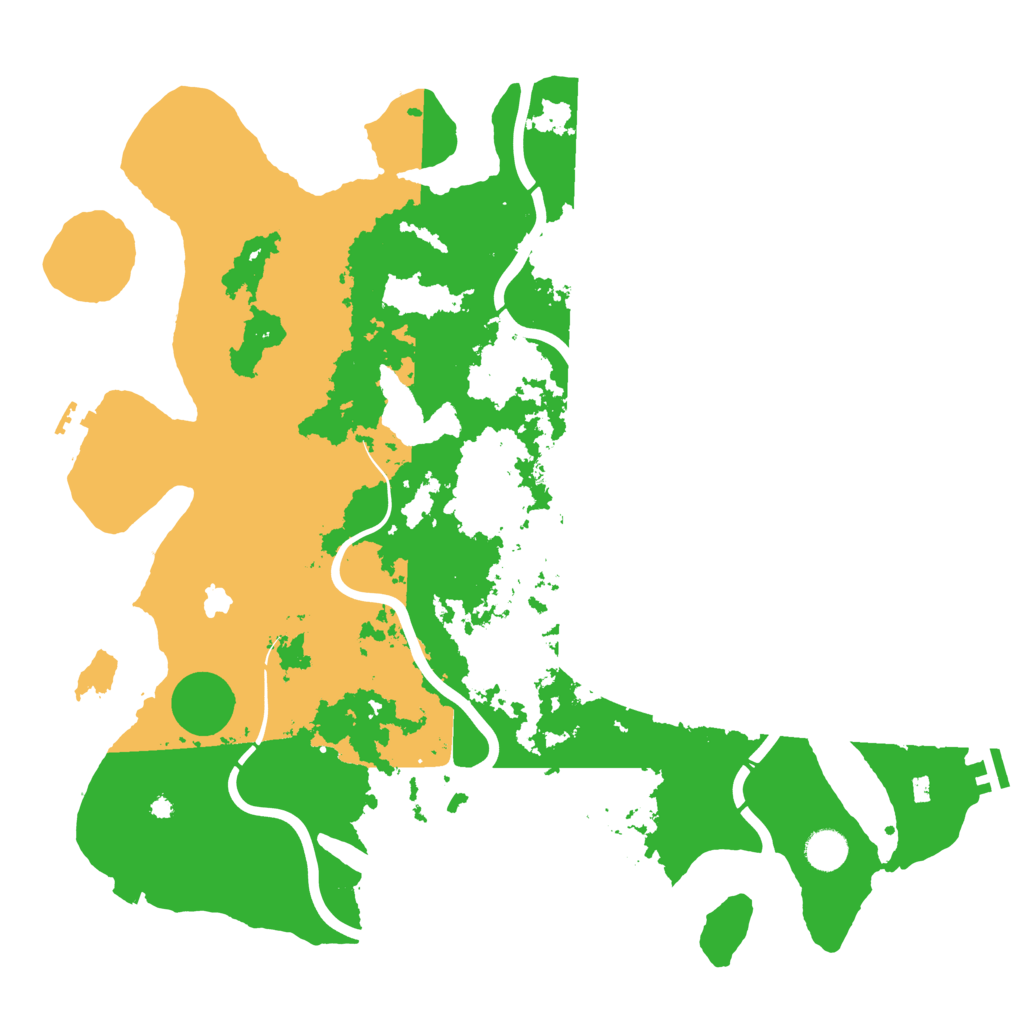 Biome Rust Map: Procedural Map, Size: 4300, Seed: 1110698076