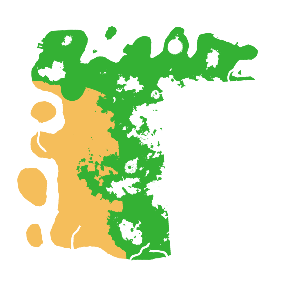 Biome Rust Map: Procedural Map, Size: 3500, Seed: 45101988