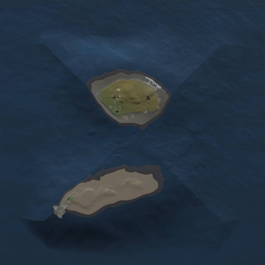 Rust Map: Procedural Map, Size: 1000, Seed: 932703310, 3 Monuments