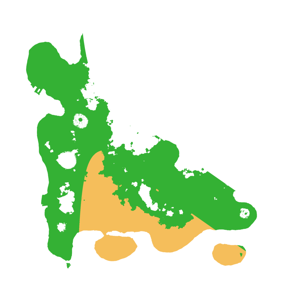 Biome Rust Map: Procedural Map, Size: 3000, Seed: 1295688857