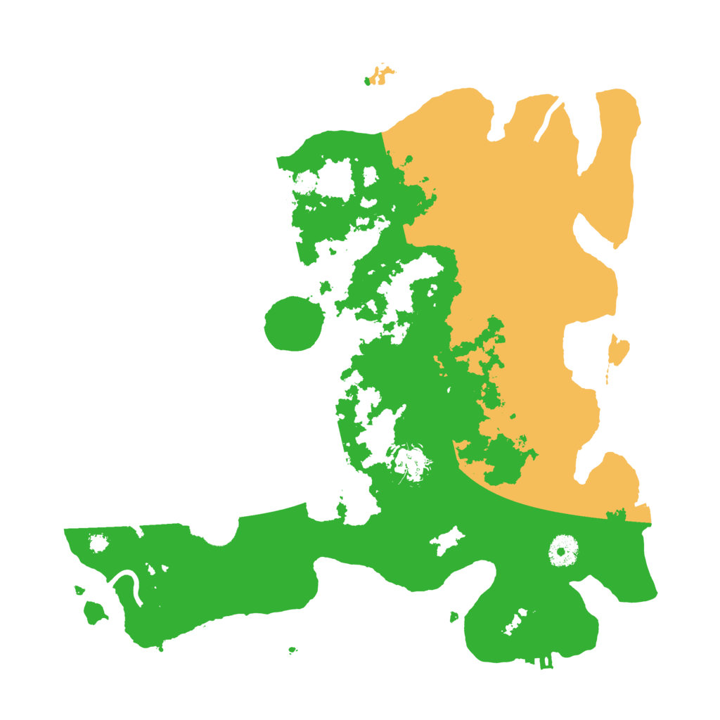 Biome Rust Map: Procedural Map, Size: 3500, Seed: 1153928696