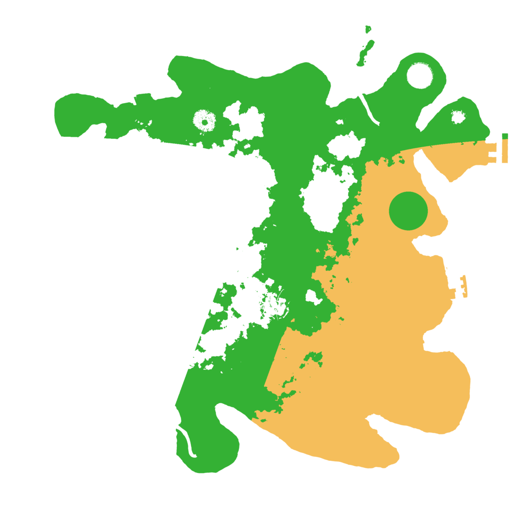 Biome Rust Map: Procedural Map, Size: 3500, Seed: 936891073