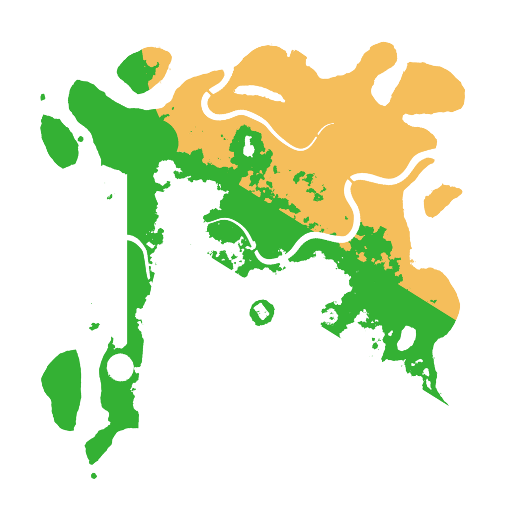 Biome Rust Map: Procedural Map, Size: 3500, Seed: 1394904756