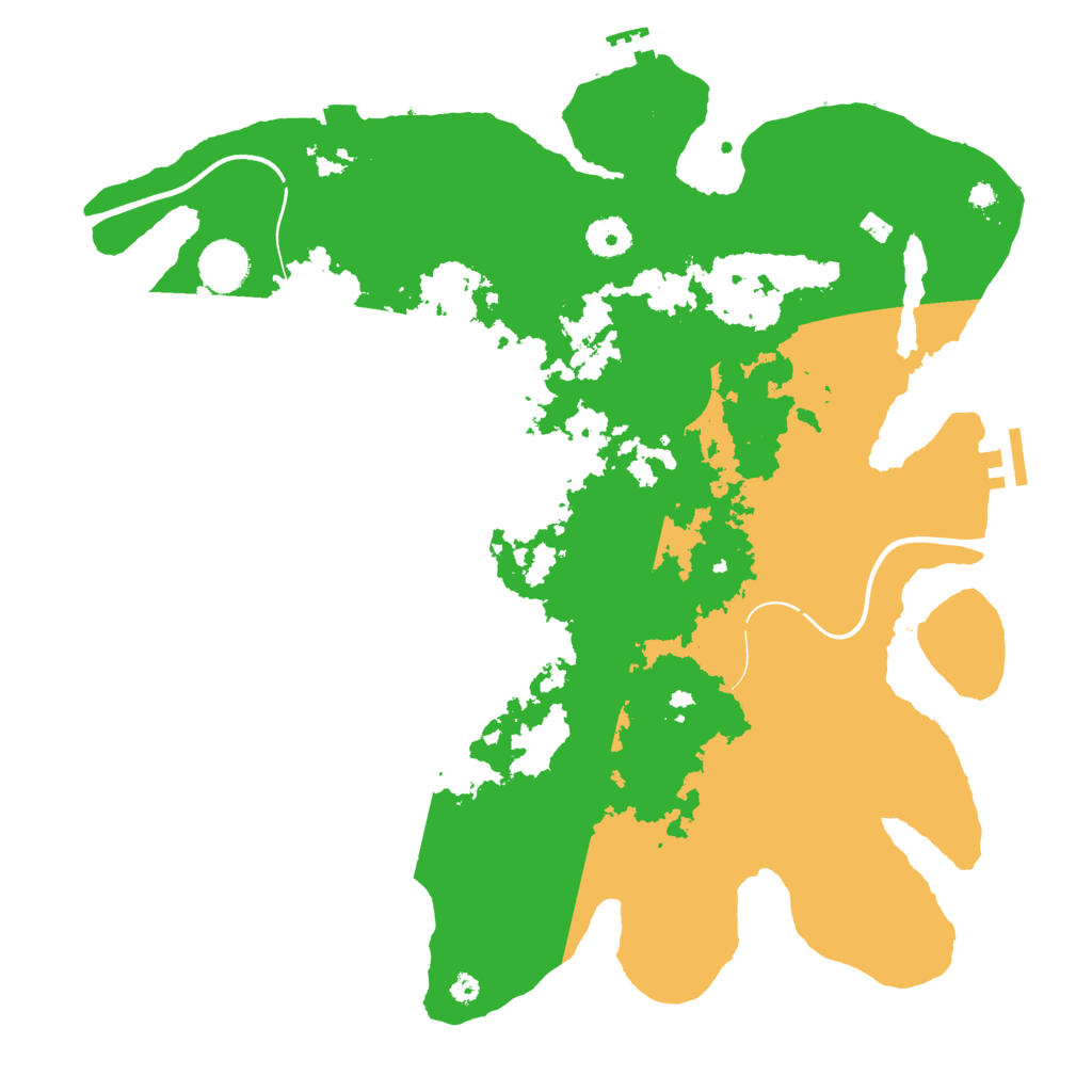 Biome Rust Map: Procedural Map, Size: 3850, Seed: 1670301377
