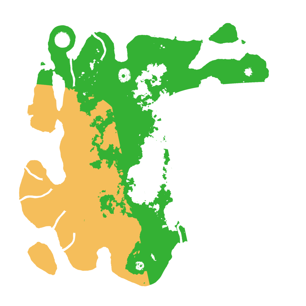 Biome Rust Map: Procedural Map, Size: 3500, Seed: 370442474