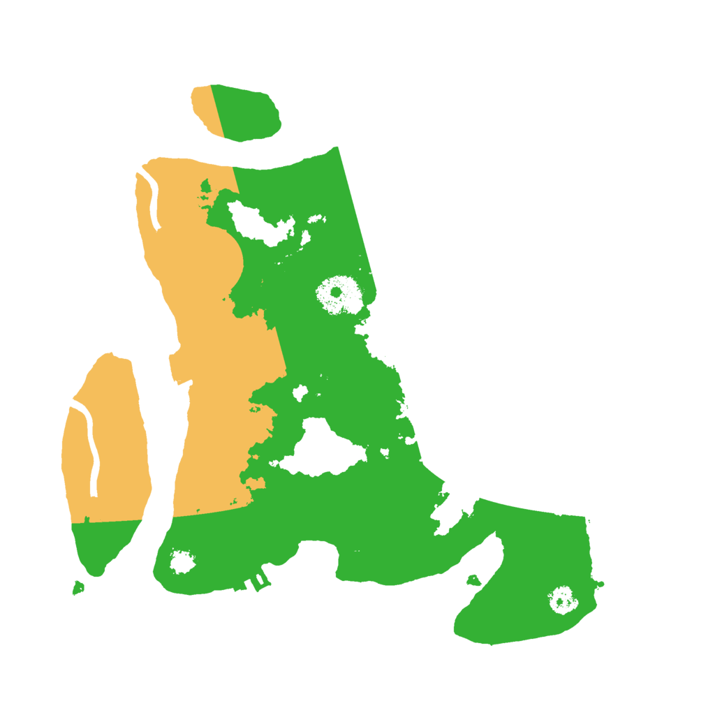 Biome Rust Map: Procedural Map, Size: 2665, Seed: 113453456