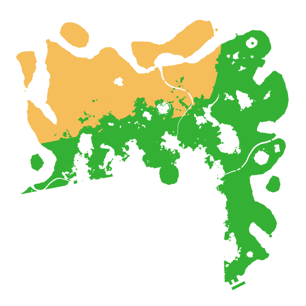 Biome Rust Map: Procedural Map, Size: 4250, Seed: 89618
