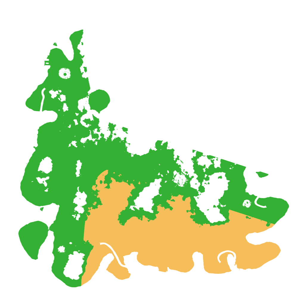 Biome Rust Map: Procedural Map, Size: 4000, Seed: 53509