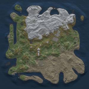 Thumbnail Rust Map: Procedural Map, Size: 4250, Seed: 1315044858, 18 Monuments