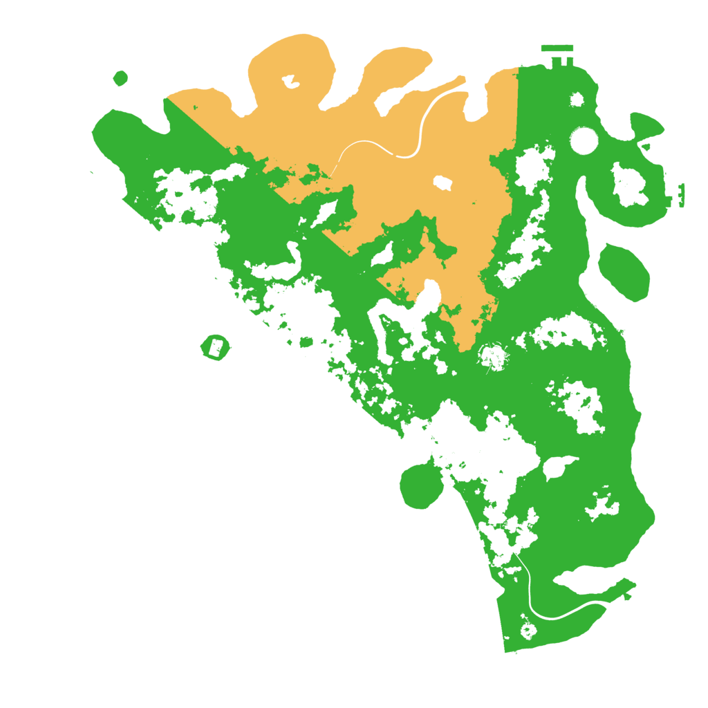 Biome Rust Map: Procedural Map, Size: 4500, Seed: 597990209