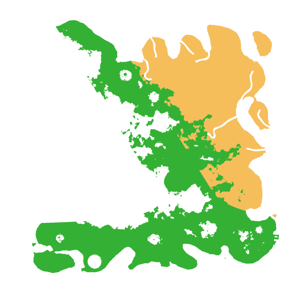 Biome Rust Map: Procedural Map, Size: 3900, Seed: 42999731