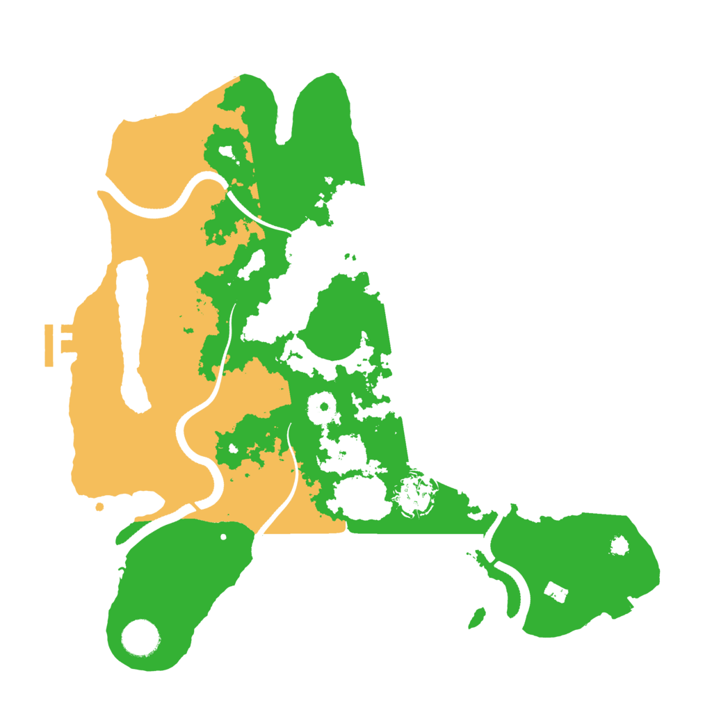 Biome Rust Map: Procedural Map, Size: 3400, Seed: 96168126