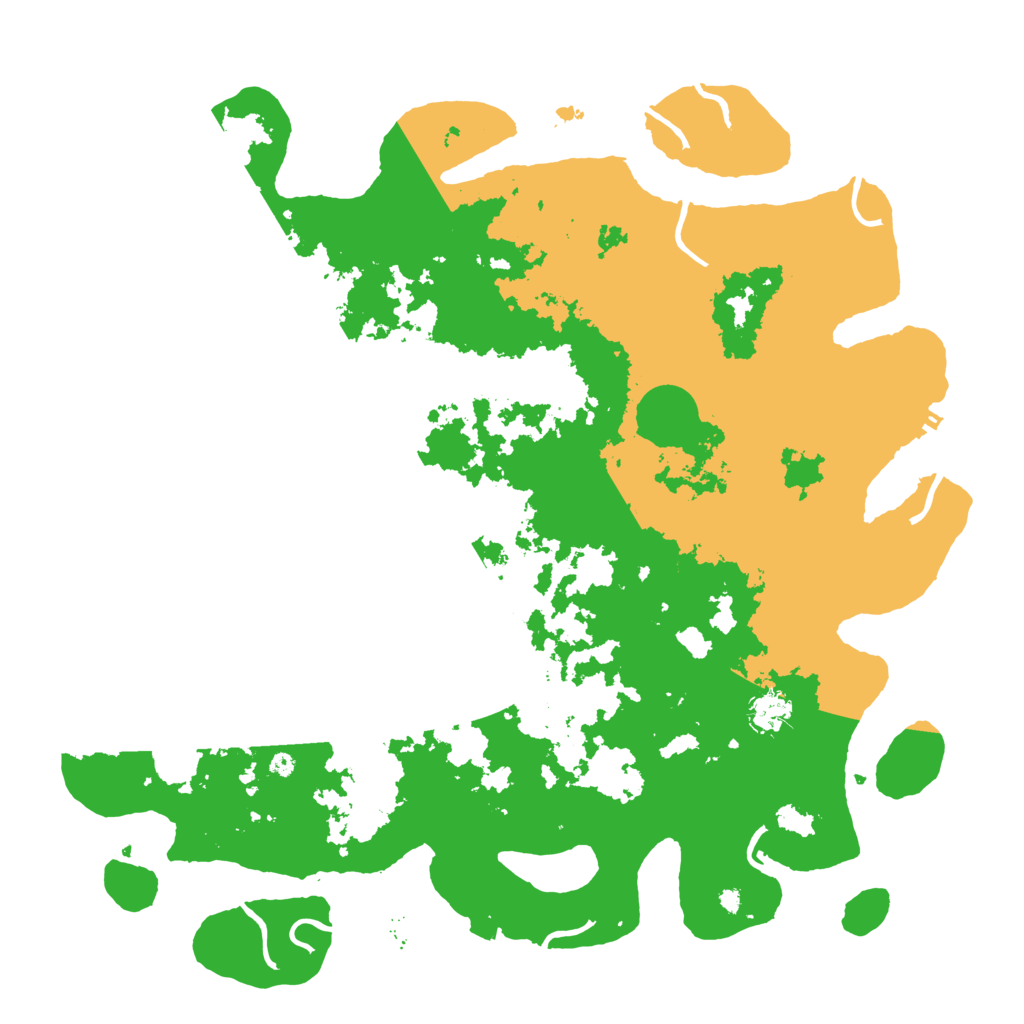 Biome Rust Map: Procedural Map, Size: 4400, Seed: 67813069