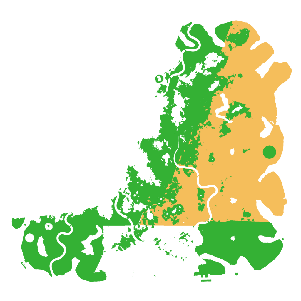Biome Rust Map: Procedural Map, Size: 6000, Seed: 1871696617