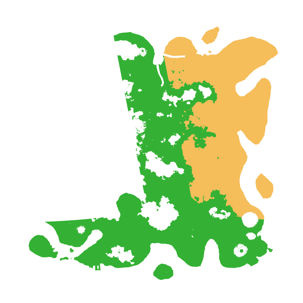 Biome Rust Map: Procedural Map, Size: 3500, Seed: 58500042