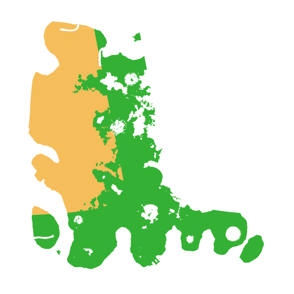 Biome Rust Map: Procedural Map, Size: 3500, Seed: 450413043